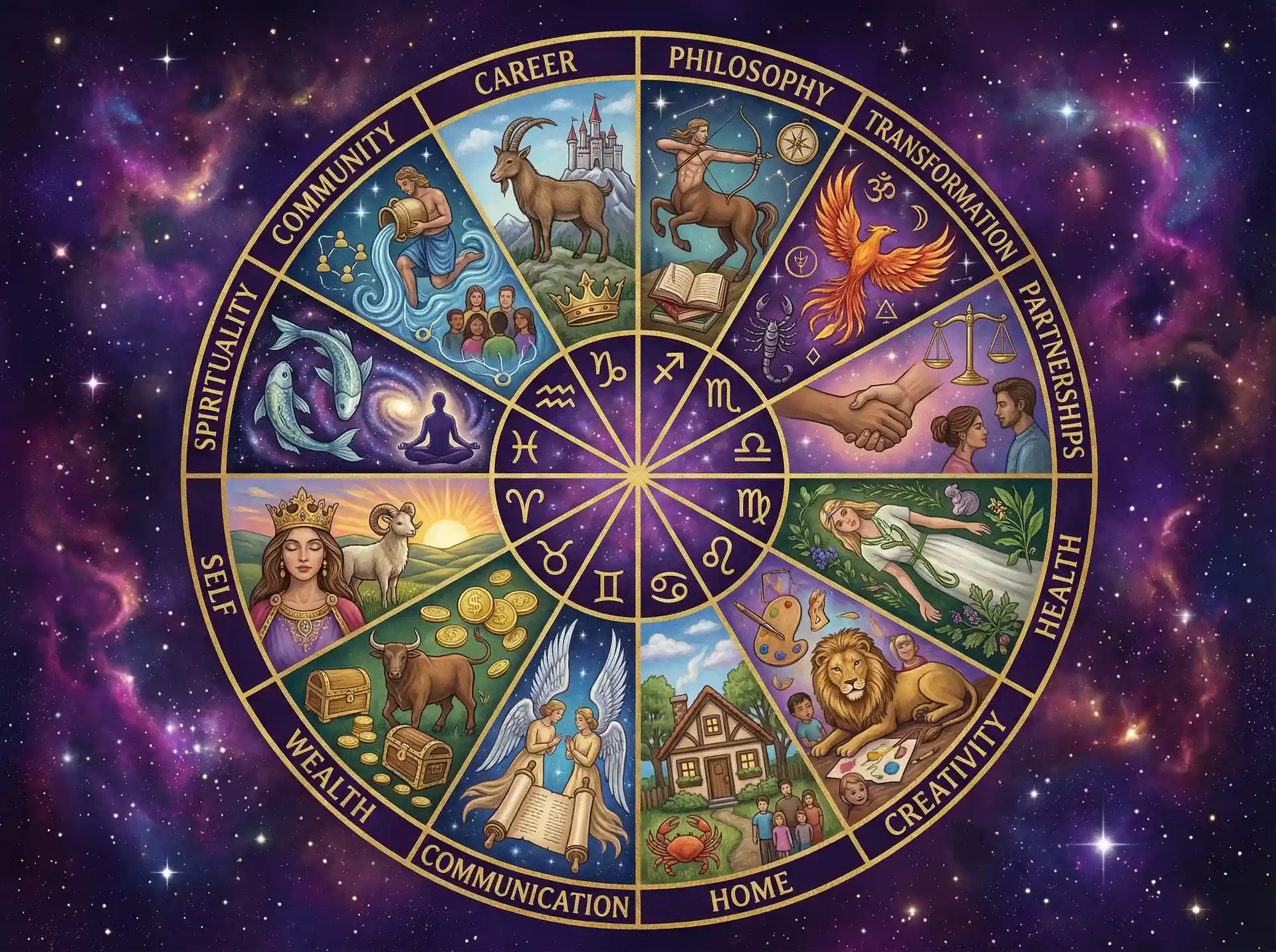十二宫位解析 - 快播你们懂得 | 占星学知识